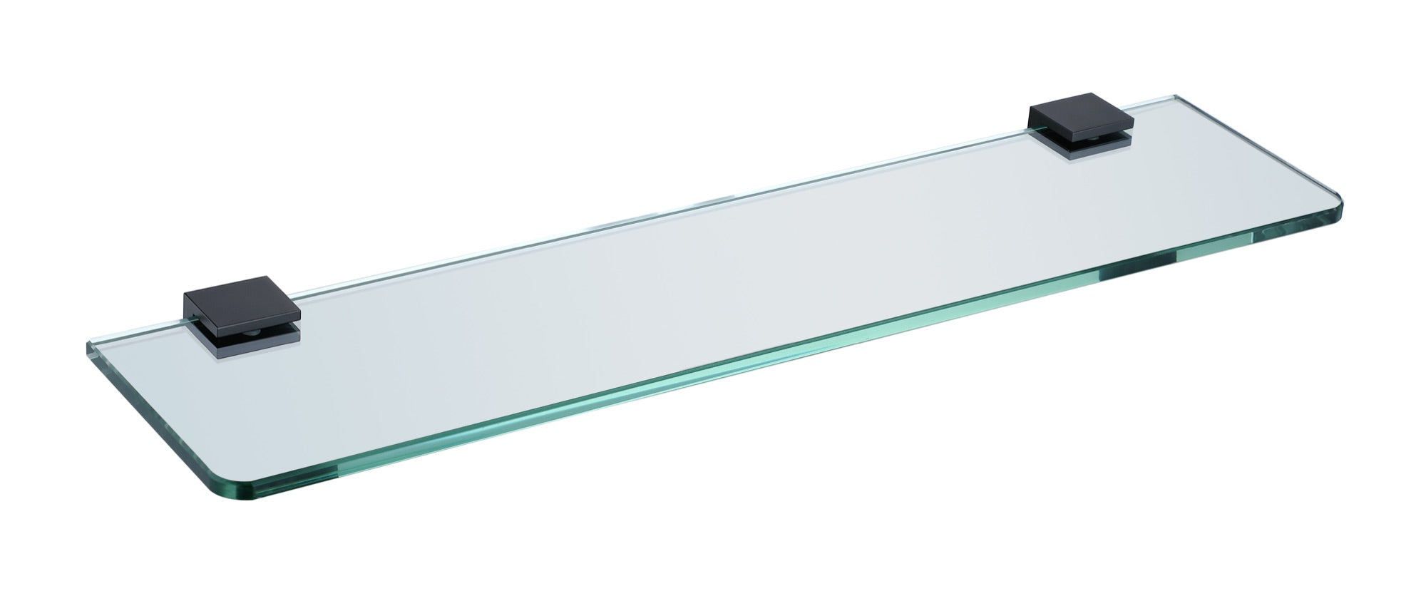 Denby Glass shelf - Matt Black (RA8152)